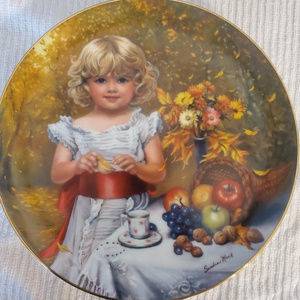 Indian Summer Collectors Plate Sandra Kuck